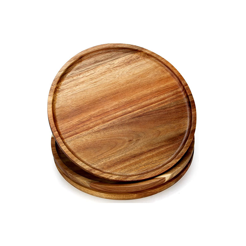 Wooden Flatware Tray for Home Dinner Plate