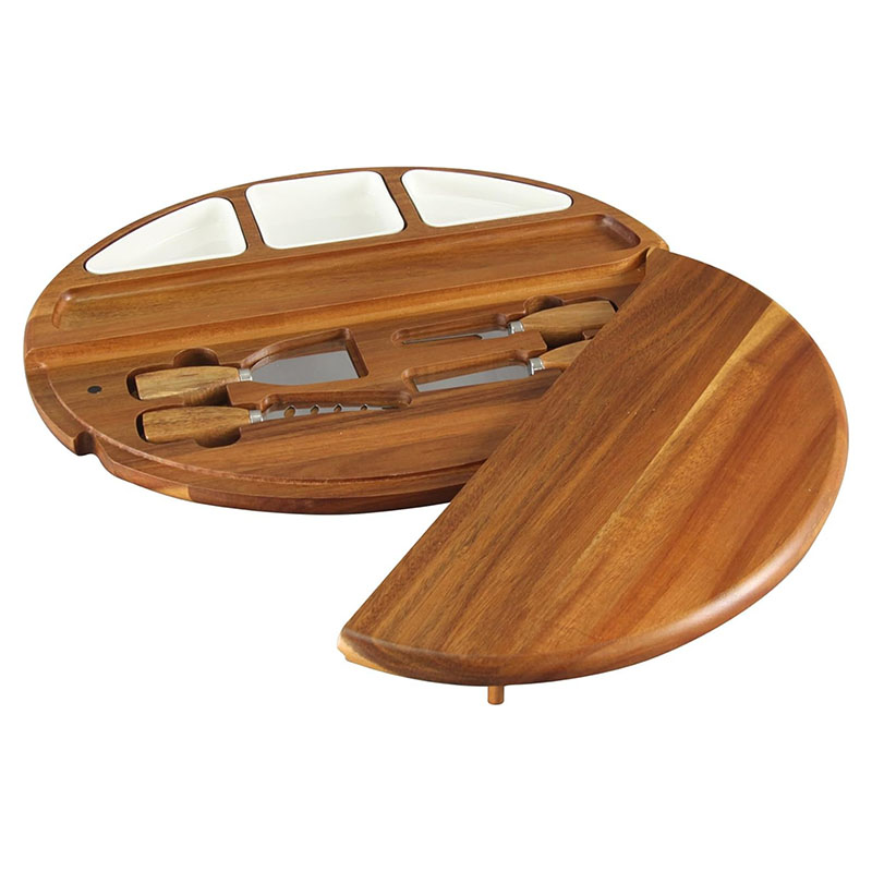 Acacia Wood Cheese Board Set Charcuterie Cheese Platter Tray
