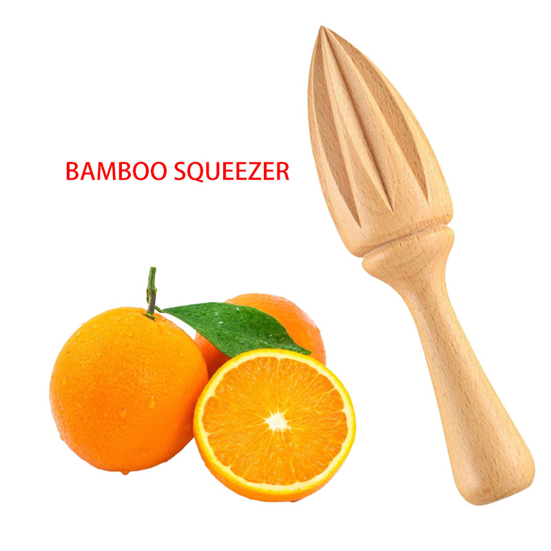Enjoy delicious juices anytime with our handy bamboo squeezer