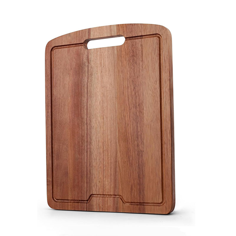 Wooden Cutting Board with Juice Groove and Hanging Hole