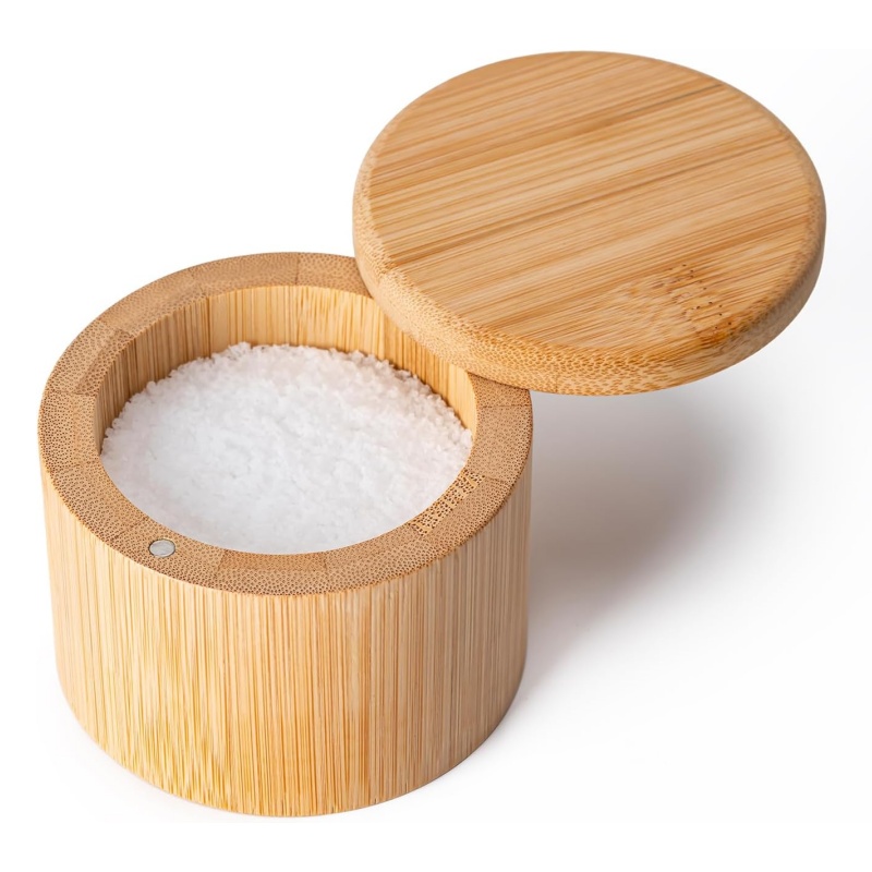 Enjoy a green and environmentally friendly kitchen life with bamboo seasoning jars