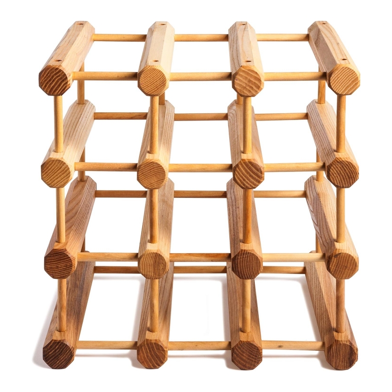 The wooden wine bottle storage rack makes your wine storage more exquisite