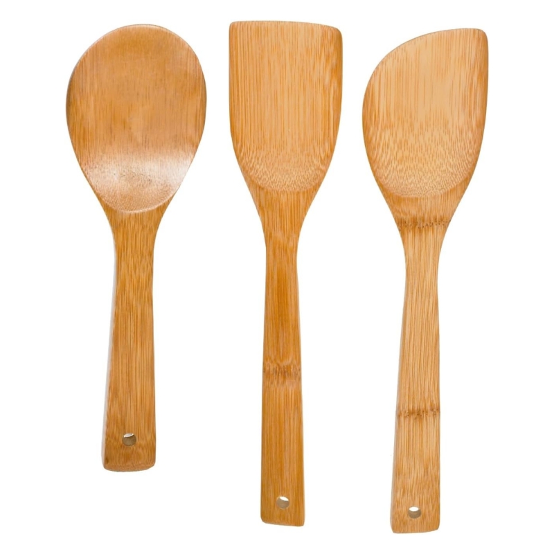 Bamboo utensils give every cooking a touch of nature