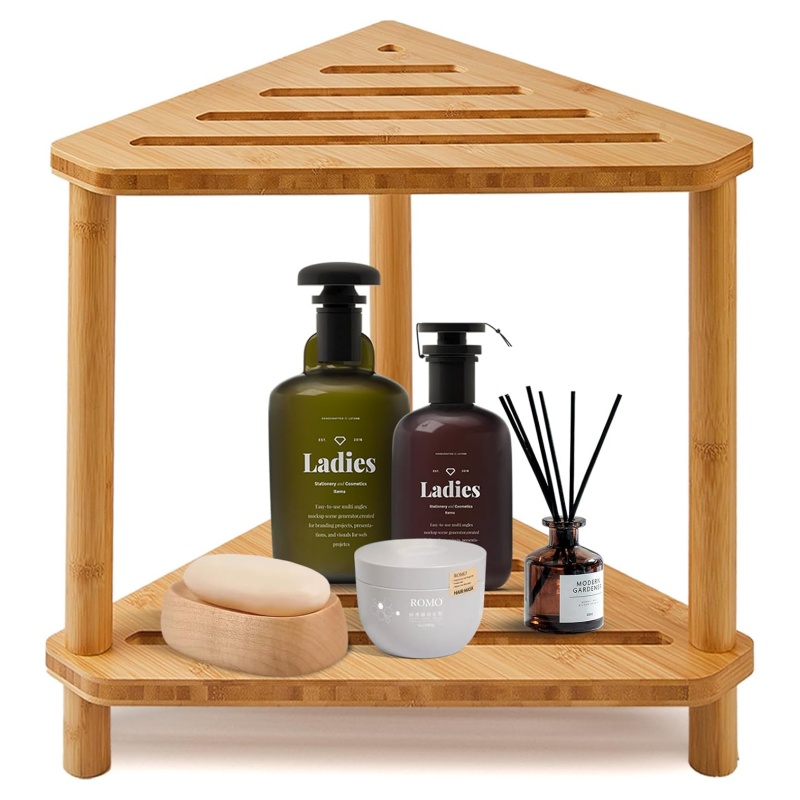 The bamboo bath stool is safe for bathing and washing