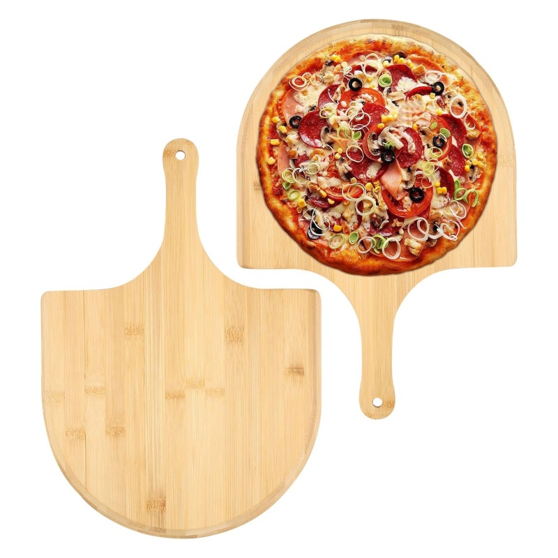 The reassuring delivery of bamboo and wood pizza boards from the oven to the dining table