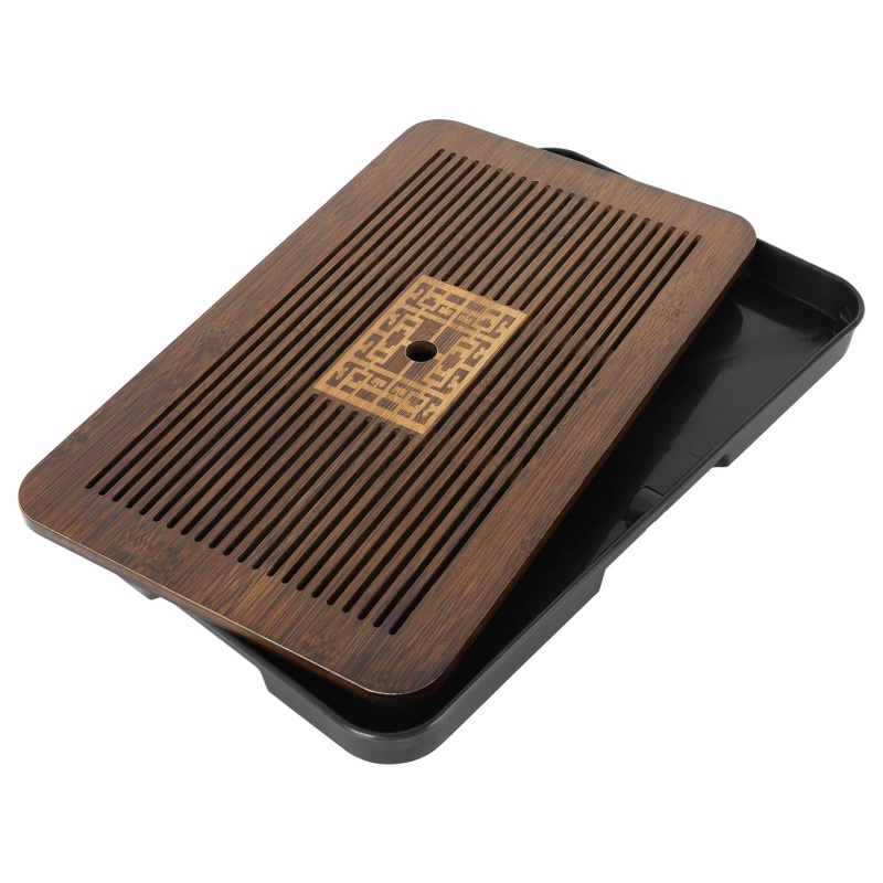 The bamboo tea tray brings you the purest tea ceremony experience