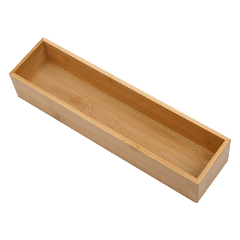Bamboo storage boxes bring a comfortable and tidy home atmosphere