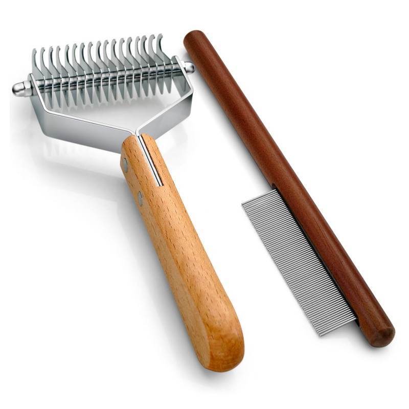 The advantages of wooden combs allow pets to enjoy comfortable care