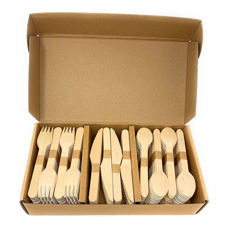 An eco-friendly choice for disposable wooden tableware
