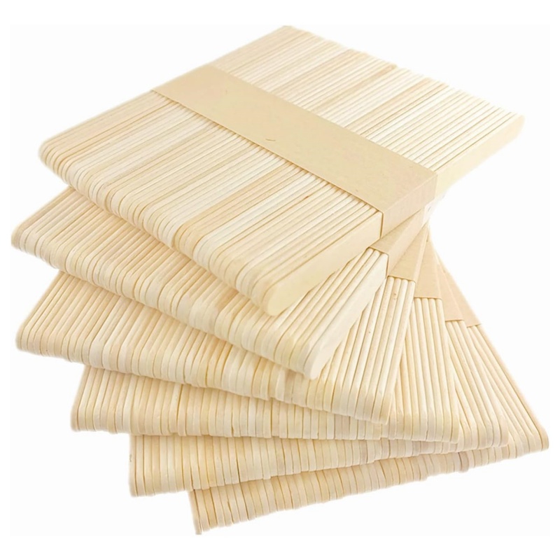 The strong toughness of wood ice cream sticks is essential for homemade ice cream