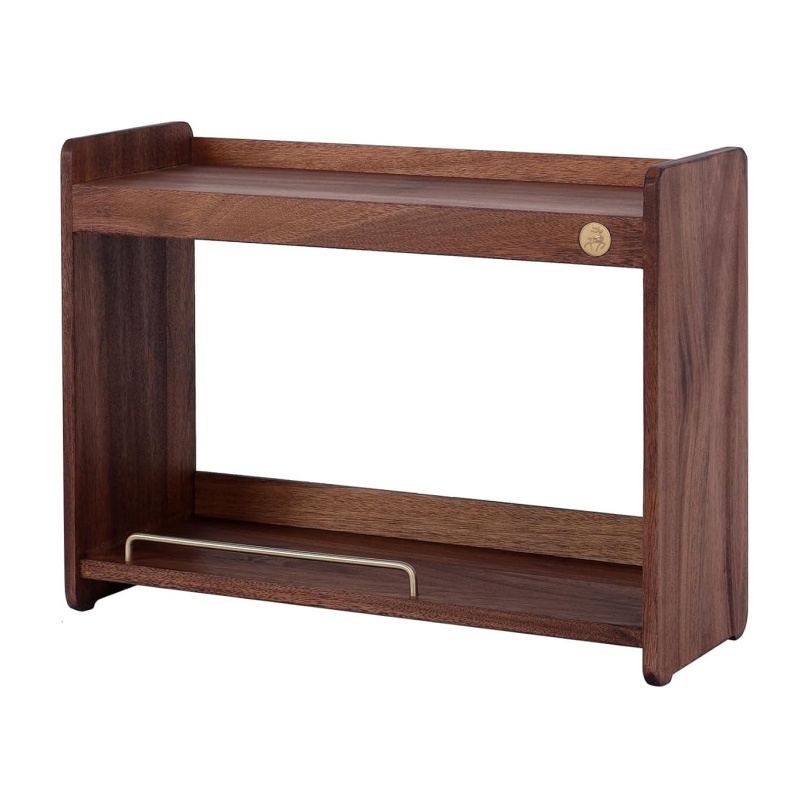 The mini wooden cup holder can not only store cups but also serve as a decoration