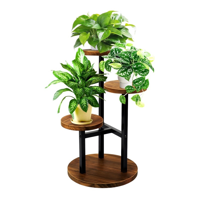 How to choose a wooden flower stand suitable for home decoration